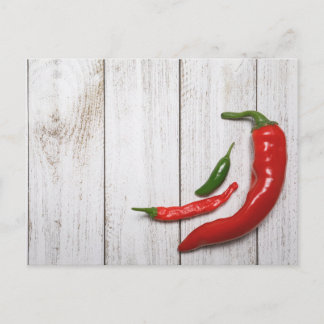 Hett Chili Peppers Vykort