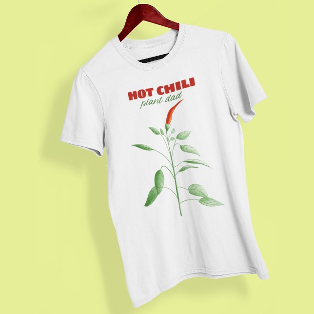 Hett Chili Plant Pappa Spicy Food Älskare Gardener T Shirt (Skapare uppladdad)