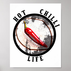 Hett chili poster