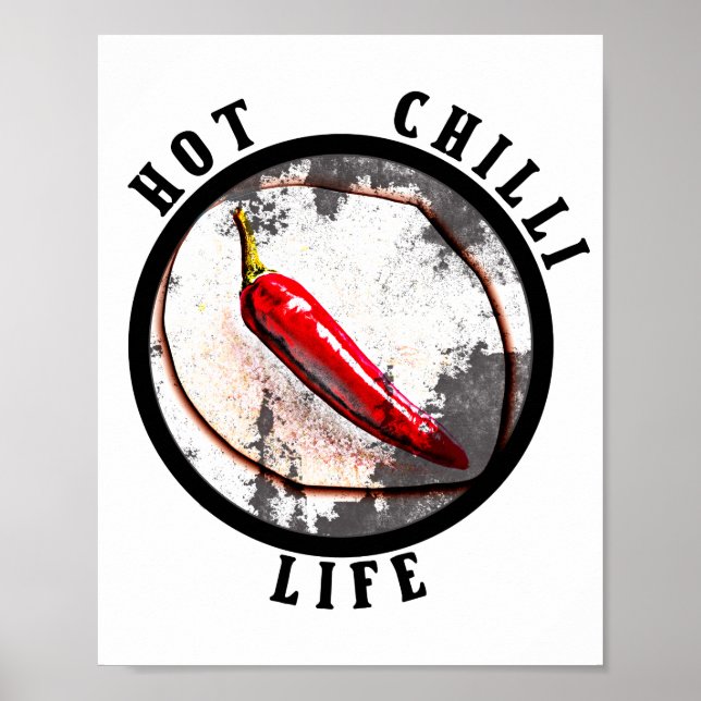 Hett chili poster (Framsidan)
