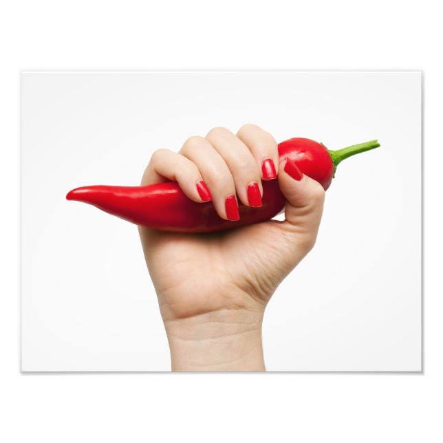 Hett Chili Revolution Fototryck (Framsidan)