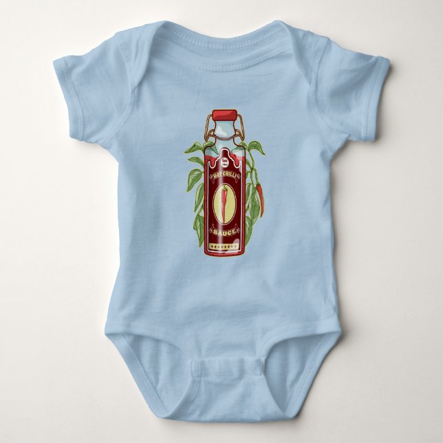 Hett Chili Sauce T Shirt (Framsida)