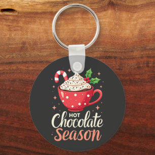 Hett Chocolate Älskare Nyckelring