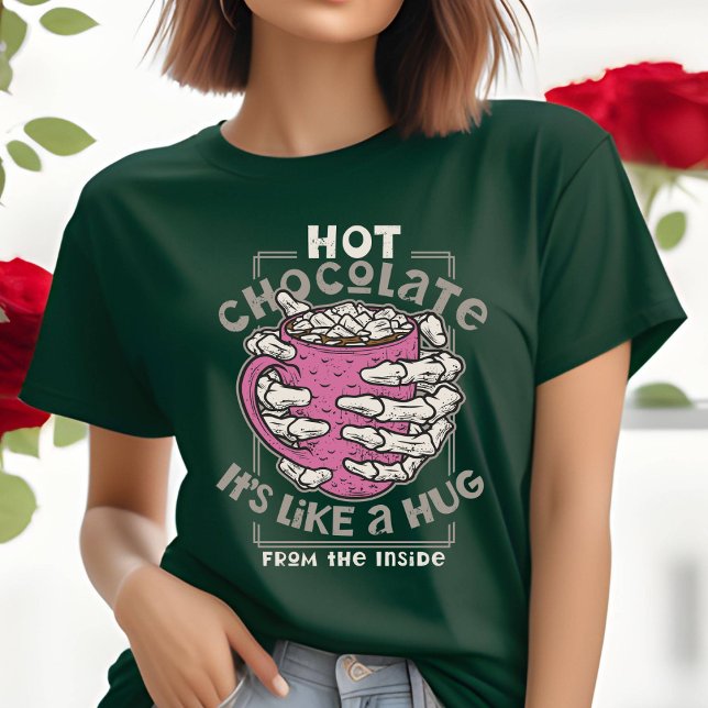 Hett Chocolate är som en nav från insidan T-Shirt (Skapare uppladdad)
