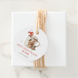 Hett Chocolate Bomb Gåvor Etiketter