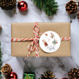 Hett Chocolate Bomb Gåvor Etiketter