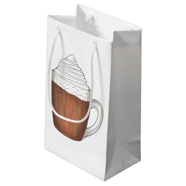 Hett Chocolate Cocoa jul Helgdag Gift Bag (Baksidan Vinklad)