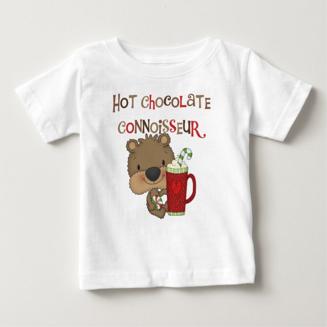 Hett Chocolate Connoisseur Boy Bear Tee (Framsida)