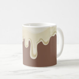 Hett Chocolate Dripping Cream Kaffemugg