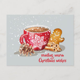 Hett Chocolate Gingertea Önskemål Helg Vykort