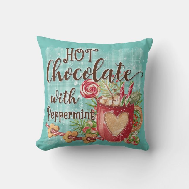 Hett Chocolate Home Decor Dekorativ kudde (Framsida)