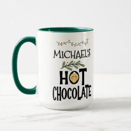 Hett Chocolate jul Gingertea & Custom Name Mugg