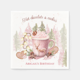 Hett Chocolate jul Pappra blöjor Pappersservett