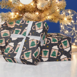 Hett Chocolate Julgran Helgdag Presentpapper