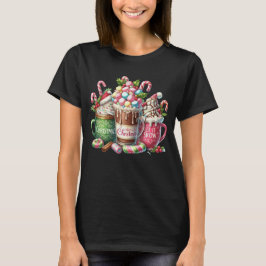 Hett Chocolate Marshmallow julkaffe T Shirt