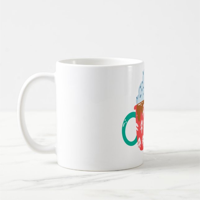 Hett Chocolate med Pepparkaksgubbe Kaffemugg (Vänster)