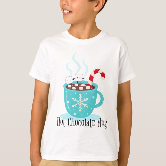 Hett Chocolate Mugg T Shirt (Framsida)