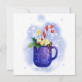 Hett Chocolate och Candy cane Mag