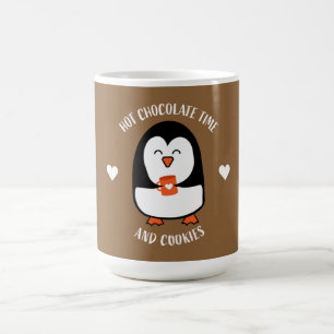 Hett Chocolate Penguin Drinker Magisk Mugg