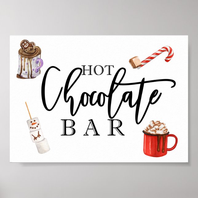 Hett Chocolate Pub julkakao Poster (Framsidan)