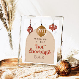 Hett Chocolate Pub Retro Bauble Möhippa Poster