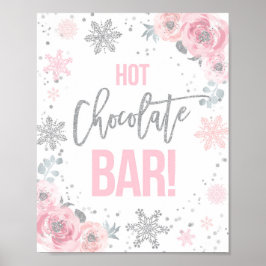 Hett Chocolate Pub Rosa Winter ONEderland Party Poster