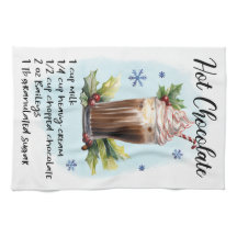 Hett Chocolate Recept-design för julrecept