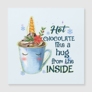 Hett Chocolate Unicorn Mysigt Unicorn Winter