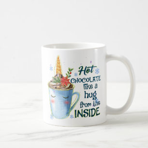 Hett Chocolate Unicorn   Mysigt Unicorn Winter Kaffemugg