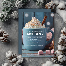 Hett Chocolate w/ Whisted Cream Mysigt Baby Shower Inbjudningar