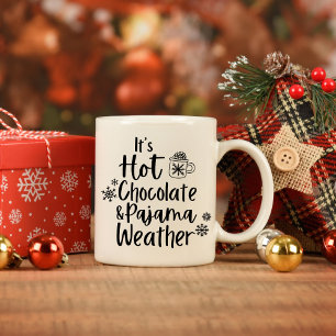 Hett Chocolate Weather Älskare Coffee Mugg