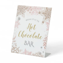 Hett Chocolate Winter Wonderland Rosa Guld