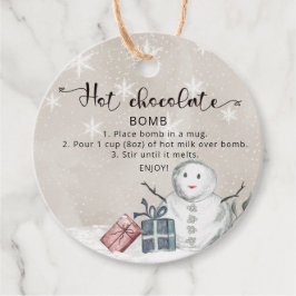 Hett chokladbomben märkre. Kakaobomo Favo, hett Gåvor Etiketter