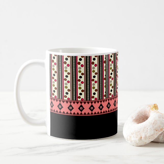 hett chokladkaffe kaffe kaffe mugg (Med munk)
