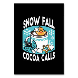 Hett Cocoa and Winter Charm - Snö Fall Cocoa Call Bordsnummer