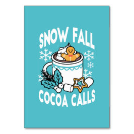 Hett Cocoa and Winter Charm - Snö Fall Cocoa Call Bordsnummer