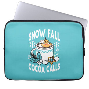 Hett Cocoa and Winter Charm - Snö Fall Cocoa Call Laptop Fodral