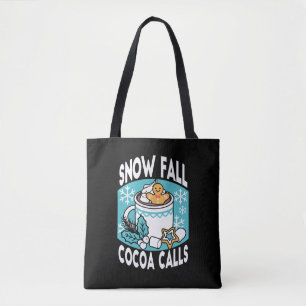 Hett Cocoa and Winter Charm - Snö Fall Cocoa Call Tygkasse