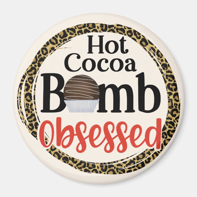 Hett Cocoa Bomb Magnet (Framsidan)