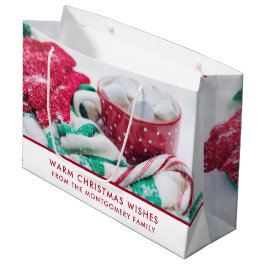 Hett Cocoa Marshmallow och Candy cane jul