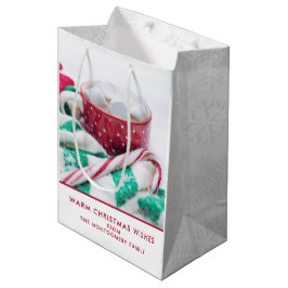 Hett Cocoa Marshmallow och Candy cane jul