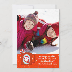 Hett Cocoa Photo Helgdag Card Julkort