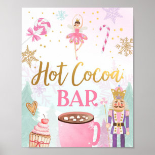 Hett Cocoa Pub Chocolate Nutcracker Ballerina Girl Poster