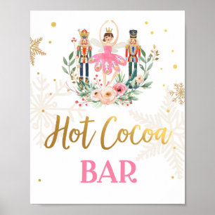 Hett Cocoa Pub Chocolate Nutcracker Ballerina Girl Poster