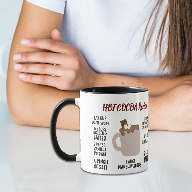 Hett Cocoa Recipe Mugg (Skapare uppladdad)