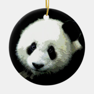 Hett Coola Chic Panda Julgran Ornament