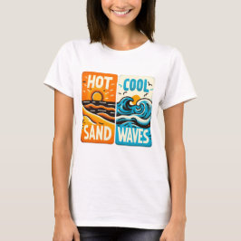 Hett coola sand vinkarare t shirt