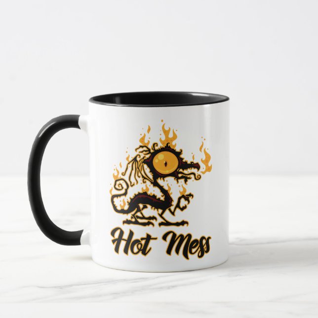 Hett  Crispy Dragon Mugg (Vänster)