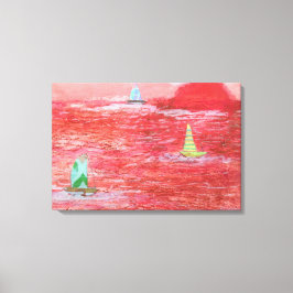 Hett Dag segling Canvastryck