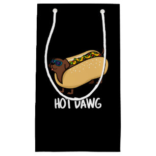 Hett Dawg Funny Hett Hund i en Bun Pun